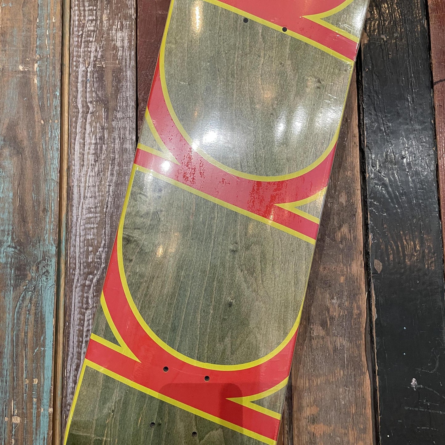 Hoddle Logo Deck Woodgrain