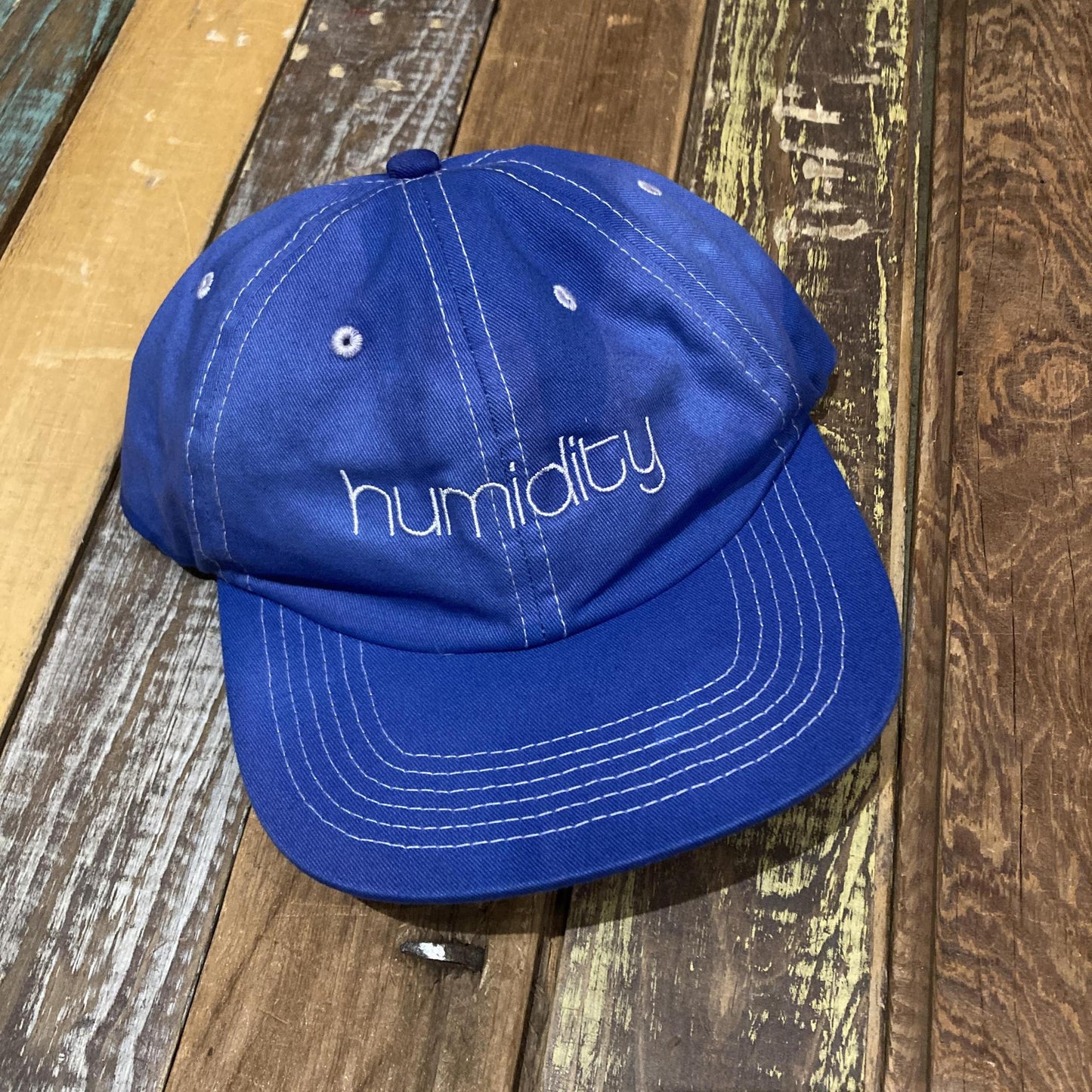 humidity Clavin hand dyed 6 Panel Blue
