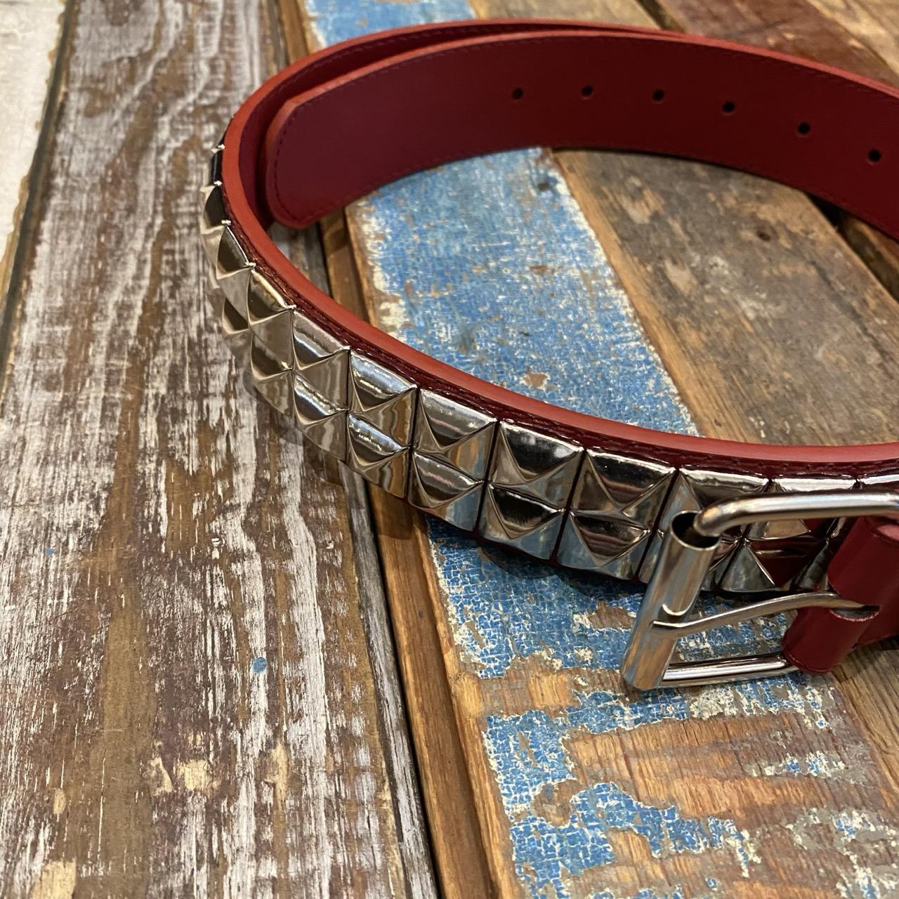Loosey Maroon Stud Finder Belt