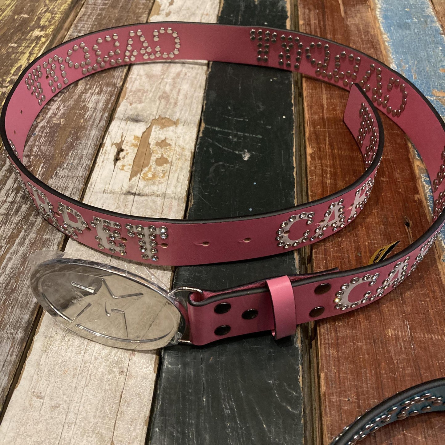 Carpet Company LEATHER BELT W/ BUCKLE