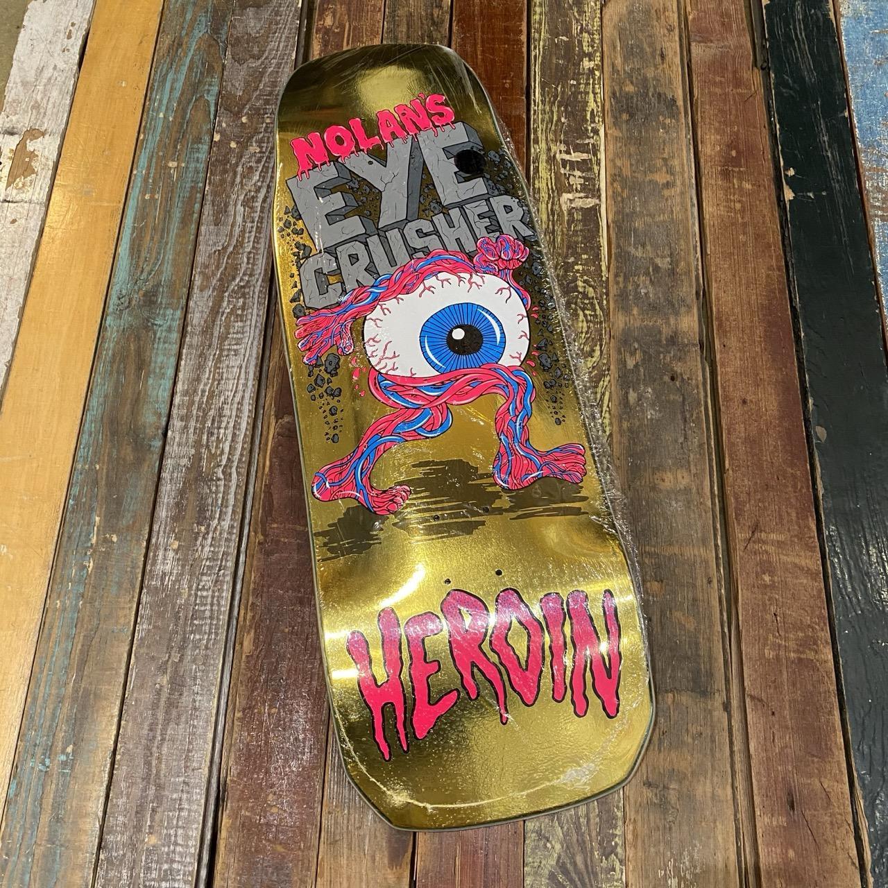 Heroin Skateboards Nolan's Eye Crusher Deck 10.0"