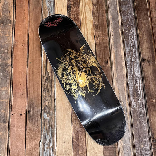 SAINT ON BOLINE 2.0 BLACK/GOLD FOIL 9.5" Deck