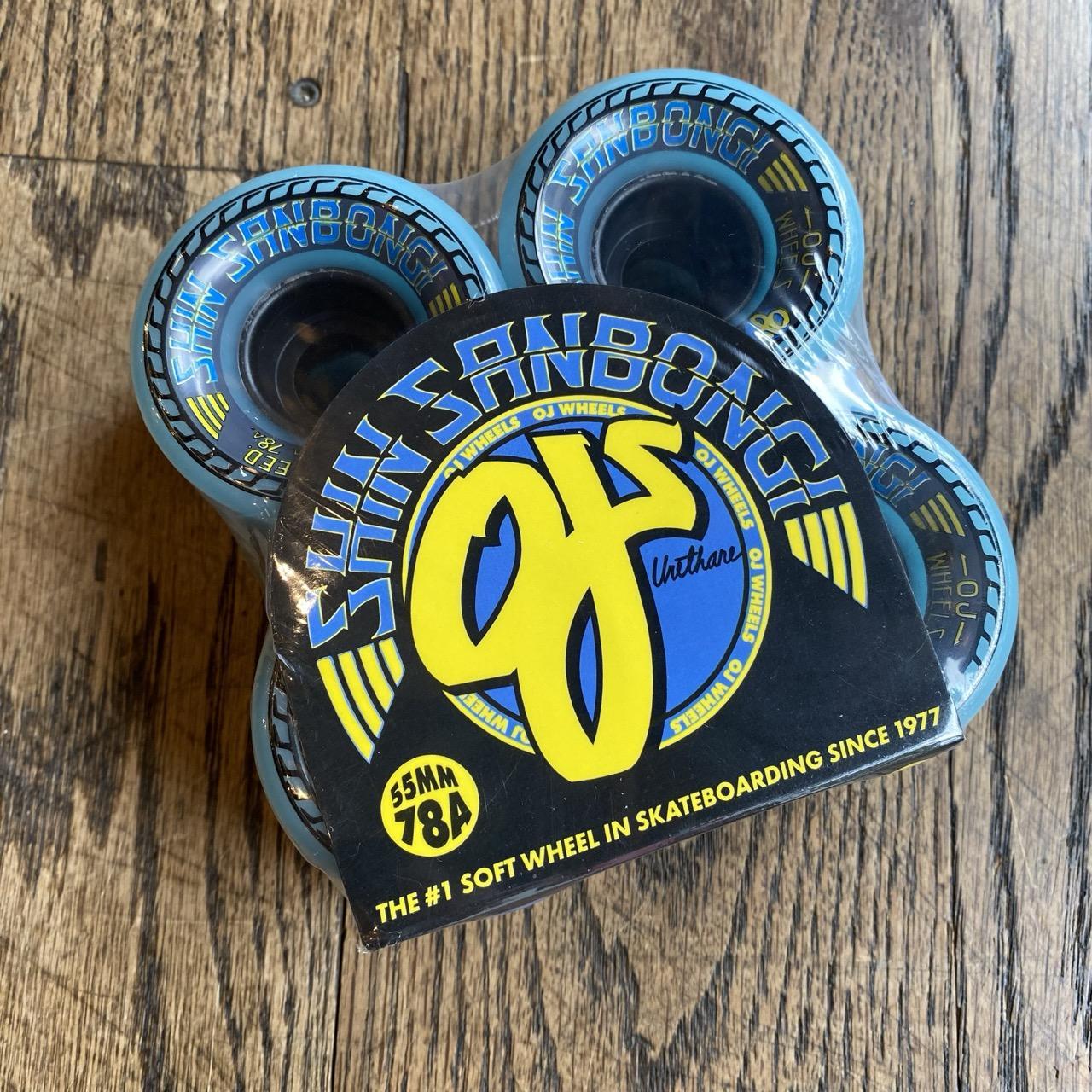 OJ Wheels 55mm Shin Sanbongi Mini Super Juice Blue 78a Duro