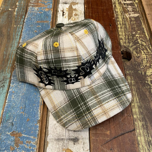 Slinky Plaid Spikes Hat
