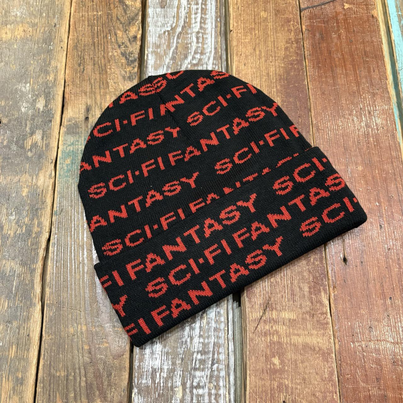 Sci-Fi Fantasy Repeat Logo Beanie