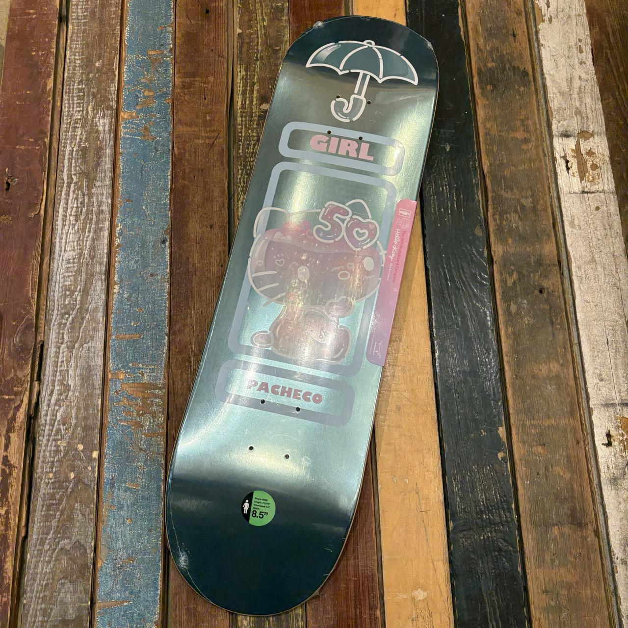 Tyler Pacheco Girl Skateboards X Hello Kitty 50th Anniversary Deck