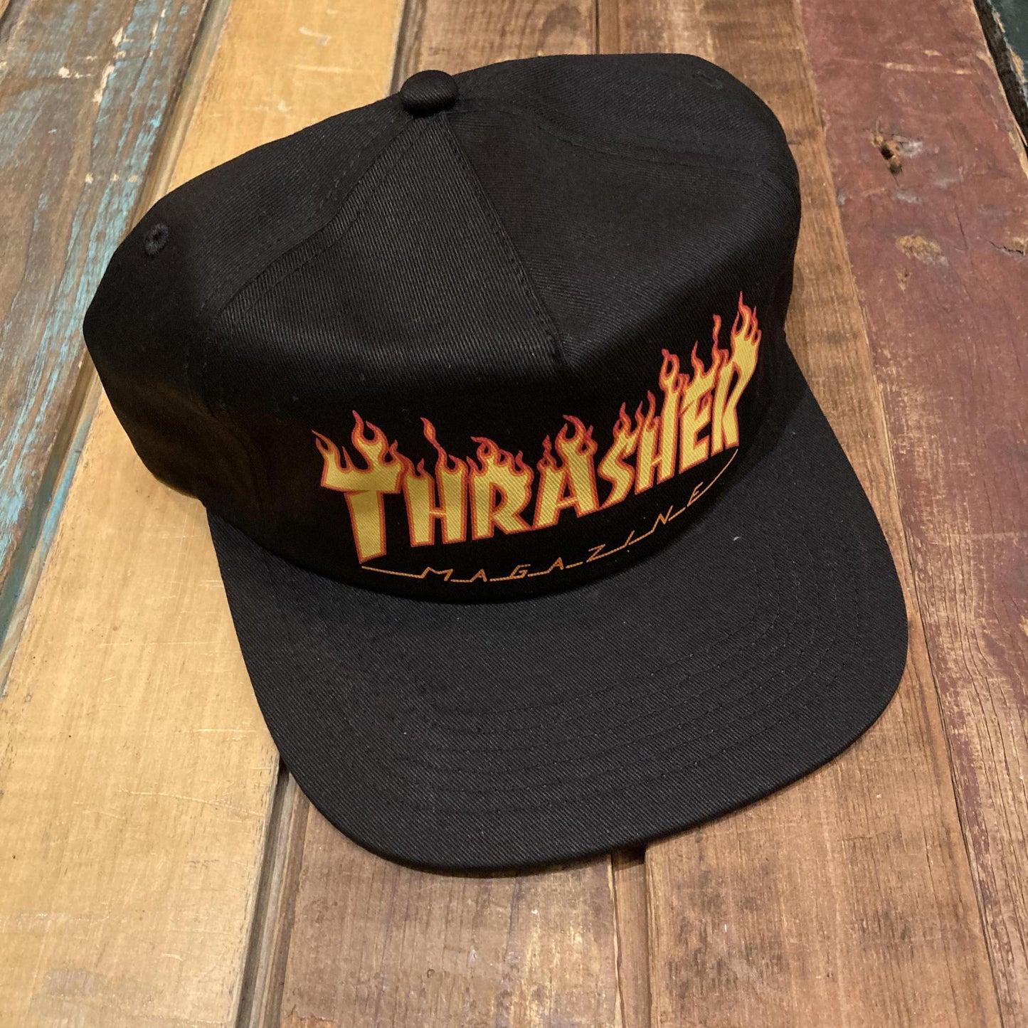 PRINTED FLAME - SNAPBACK - BLACK