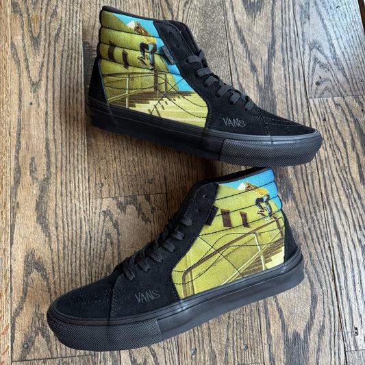 Vans Sk8-Hi Shoe by Atiba in (Atiba Black / Multi)