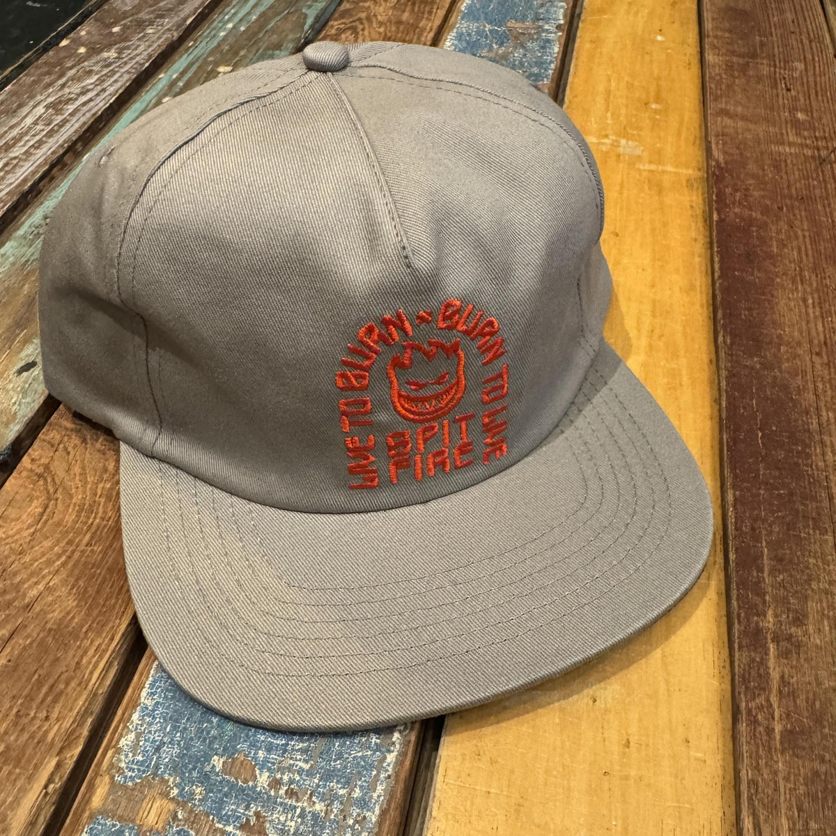 Spitfire Live To Burn Arch Snapback Hat