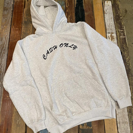 Cash Only Stitch Logo Pullover Hood