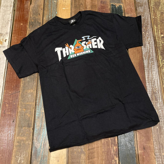 THRASHER X TOY MACHINE - VORTEX - T-SHIRT