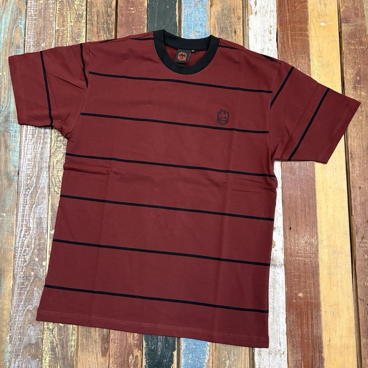 Spitfire Bighead Striped Burgundy/Black