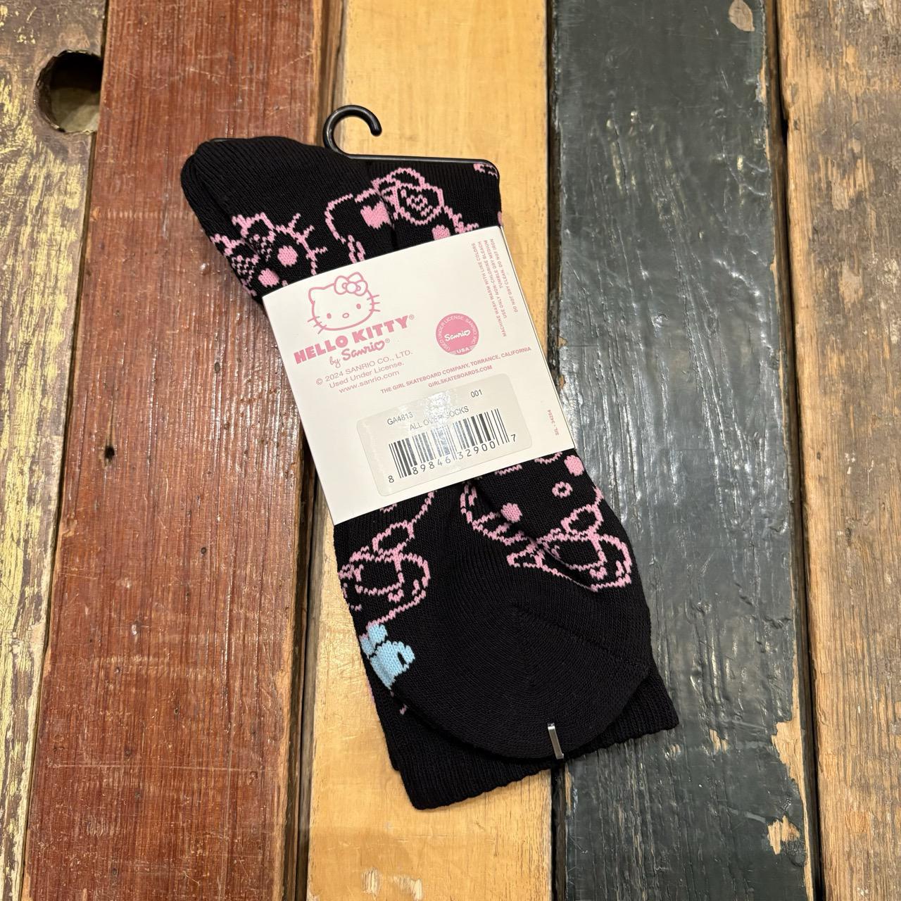 Hello Kitty X Girl Skateboards All Over Socks