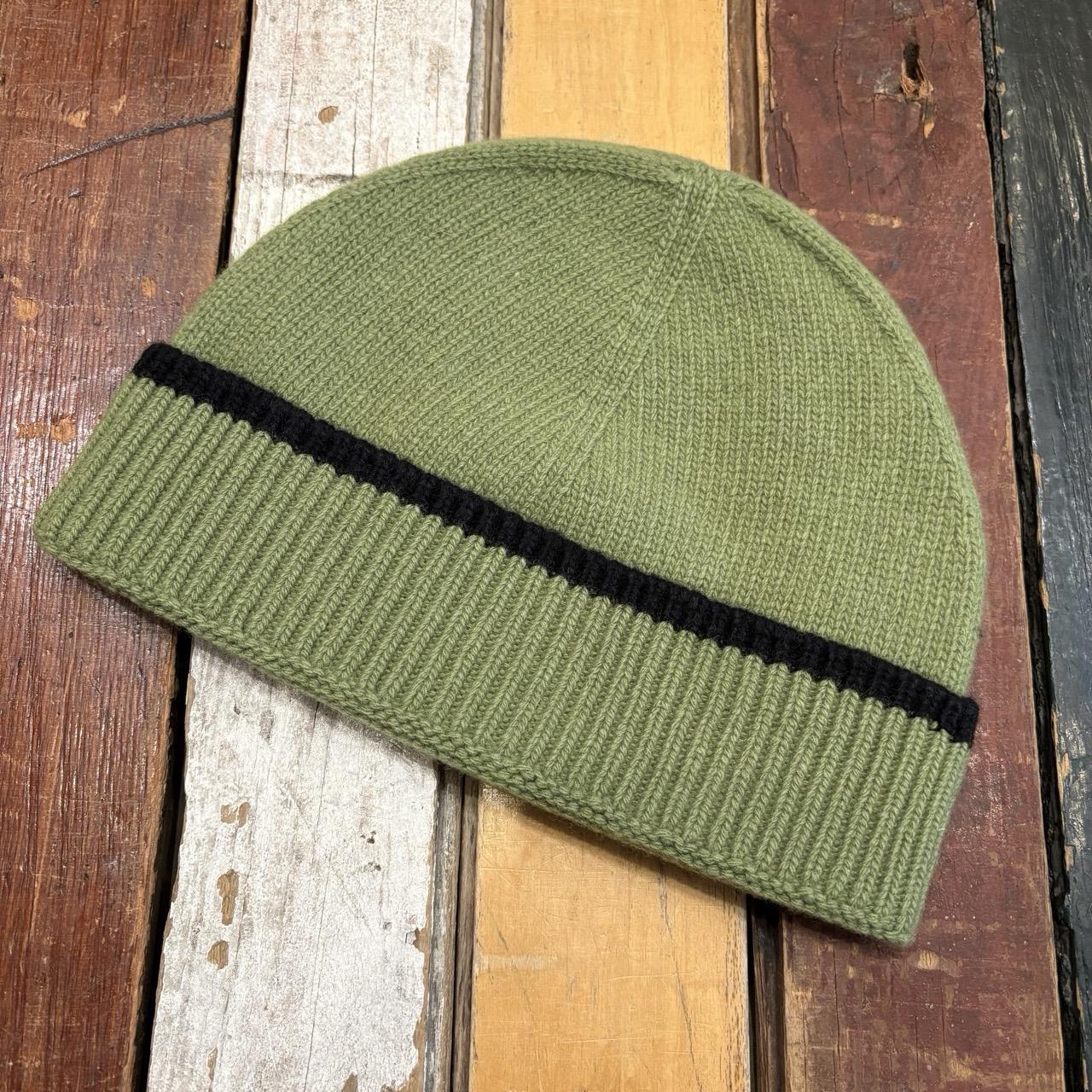 Sneeze Contrast Stripe Wool Beanie