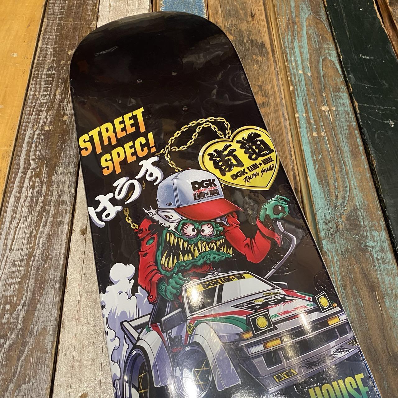 DGK x KAIDO HOUSE Wide Open (Embossed) Deck  Black - 8.06"