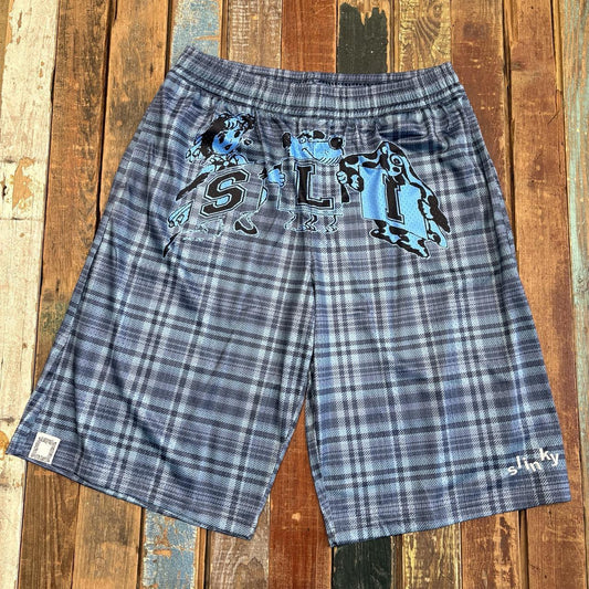 Slinky 2020 Picco Mesh Short (Blue Plaid)