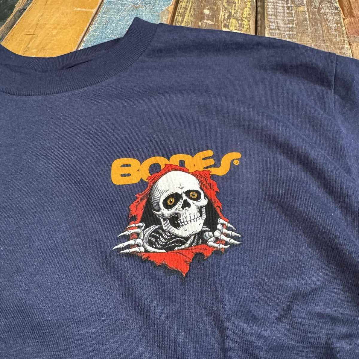 Powell RIPPER Navy Tee Shirt