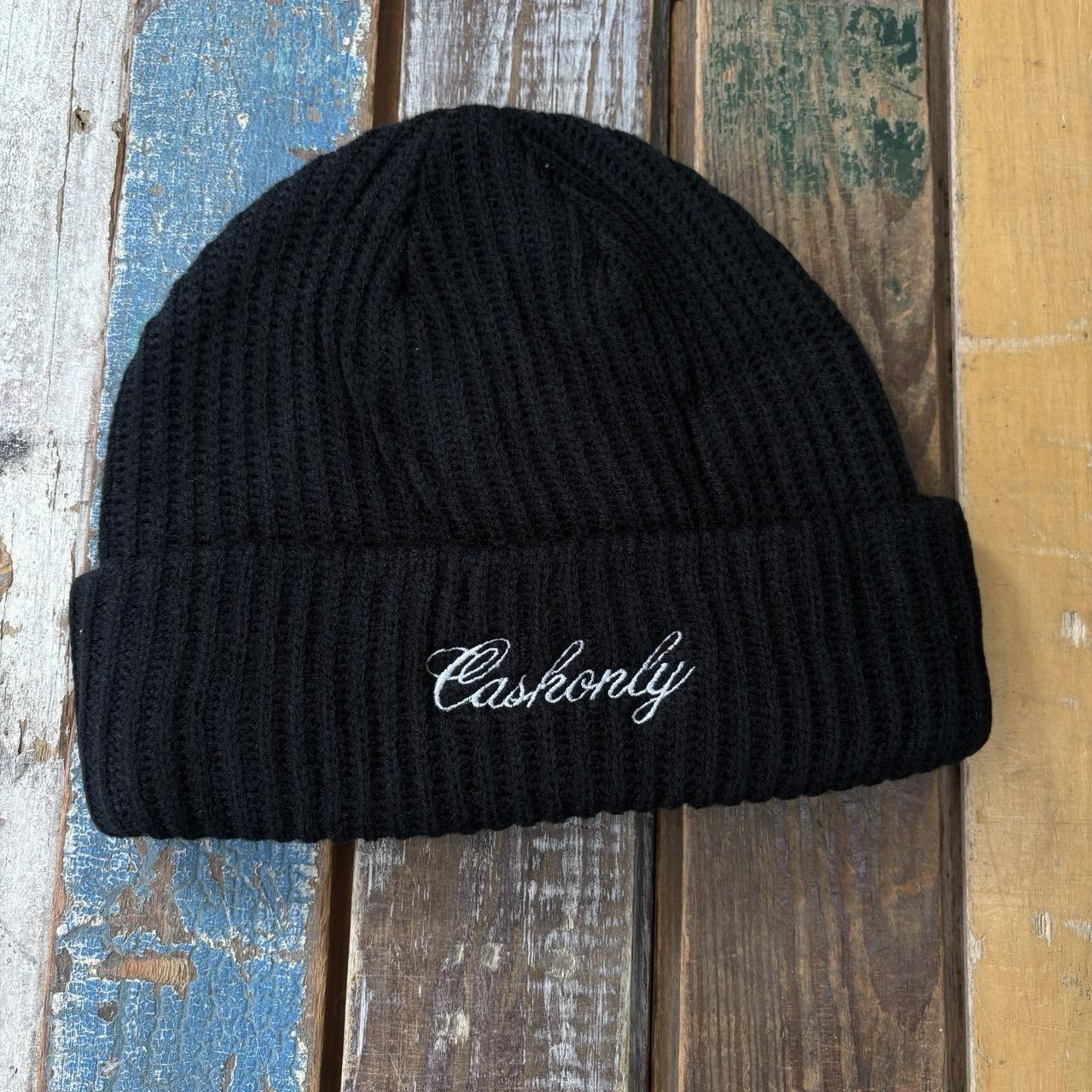 Cash Only Script Beanie