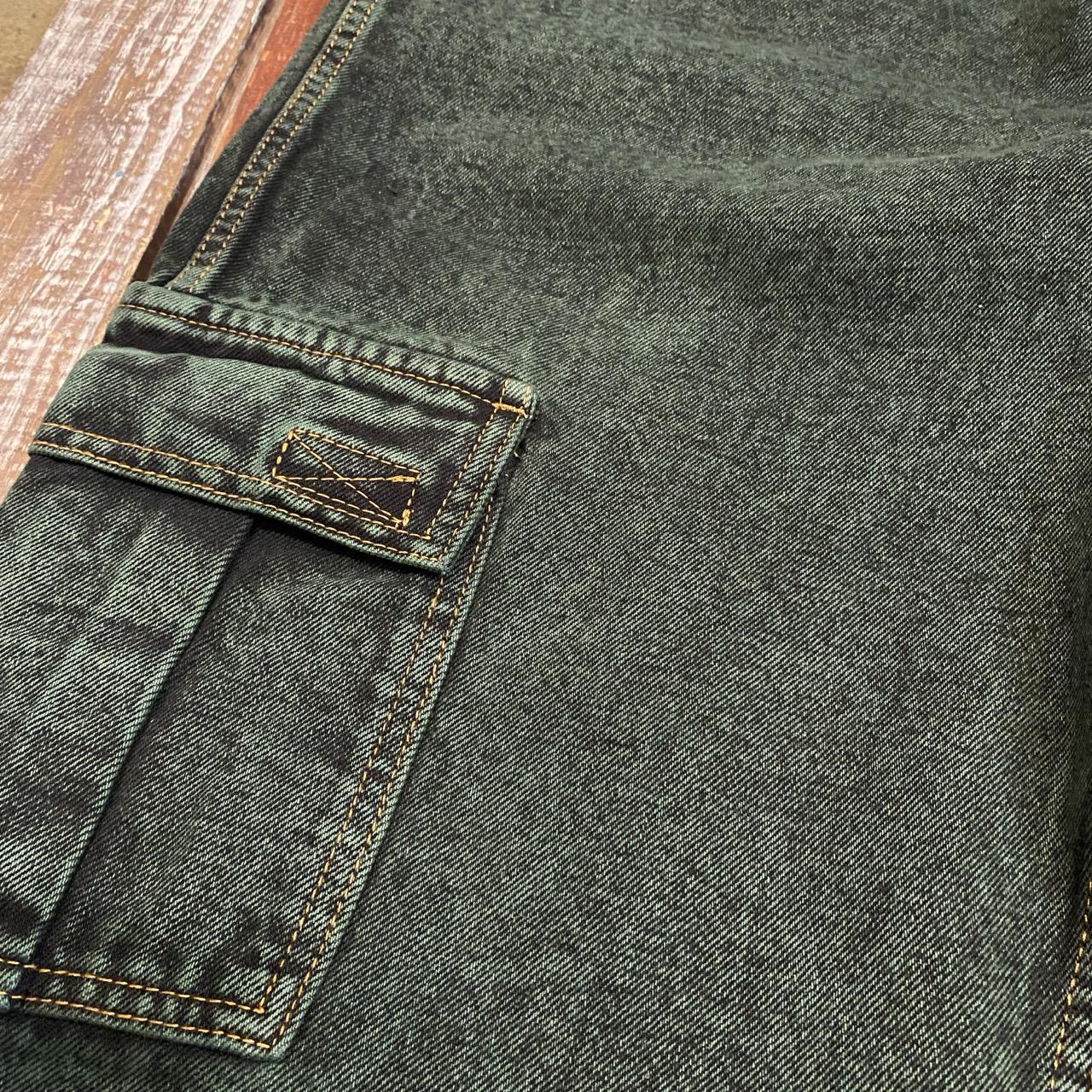 Dark Green Santosuosso Denim Jeans