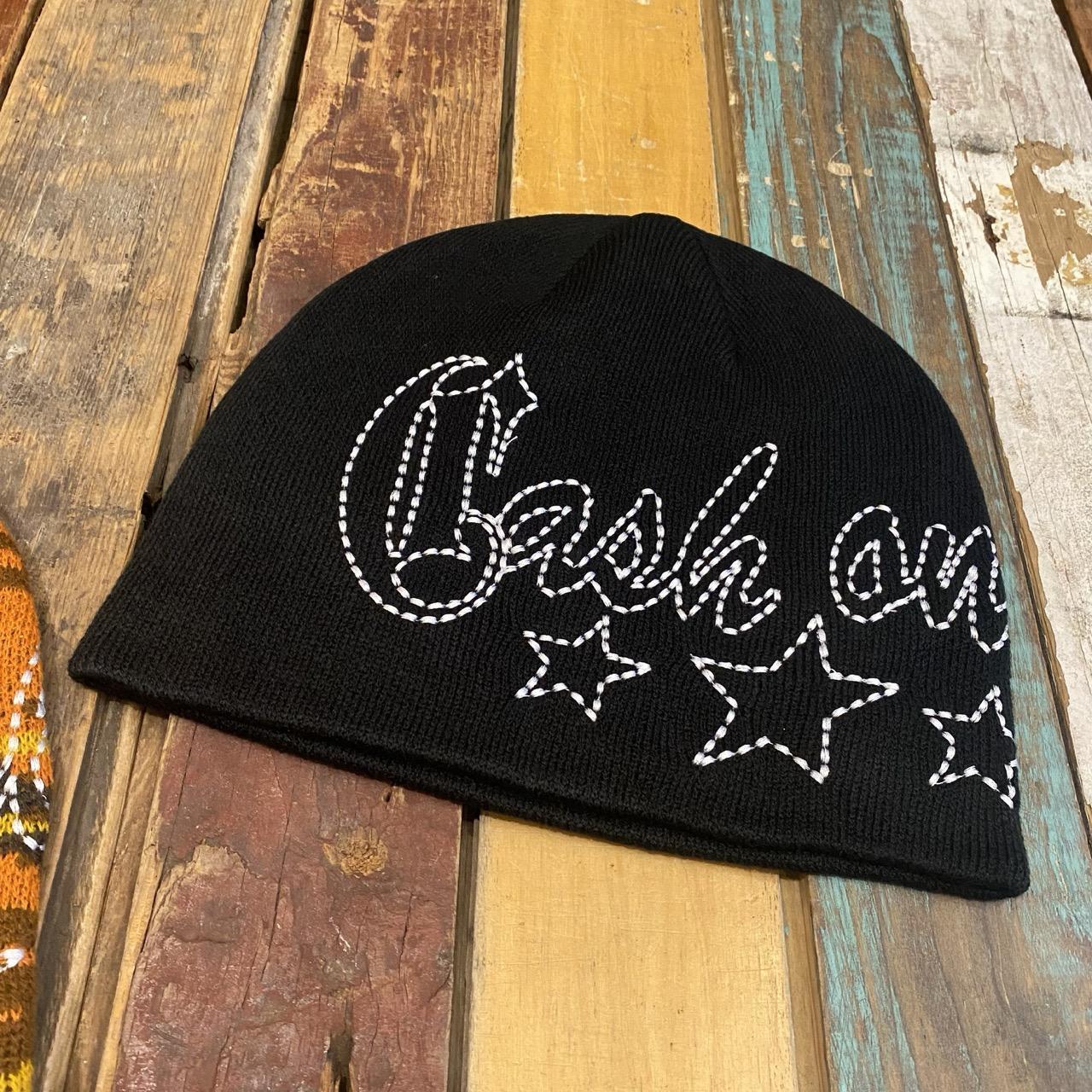 Cash Only Strip Skully Beanie