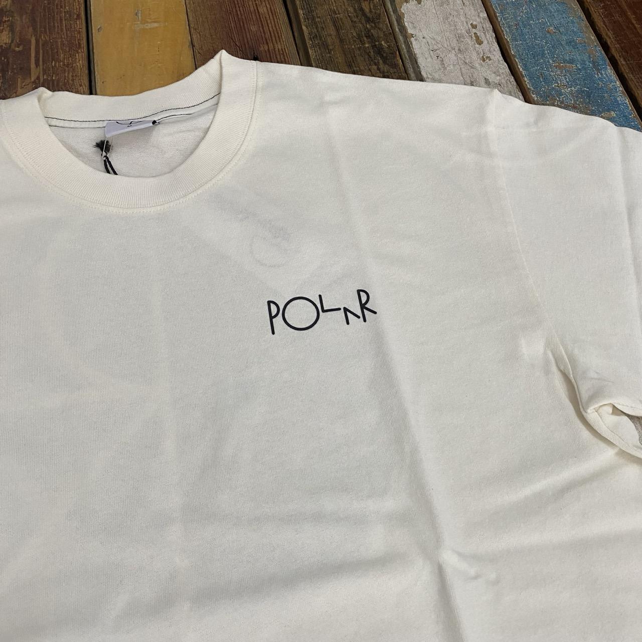 Polar Contrast Tee | Fill Logo (Ivory/Black)