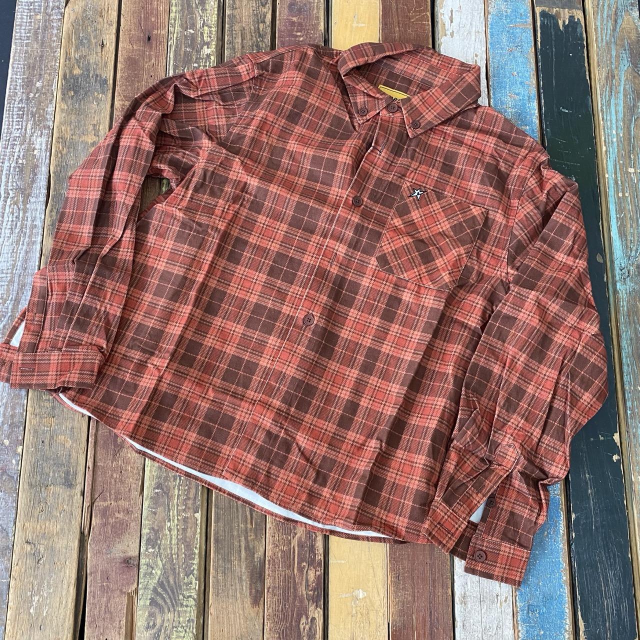 Carpet Company Plaid Denim Button Up