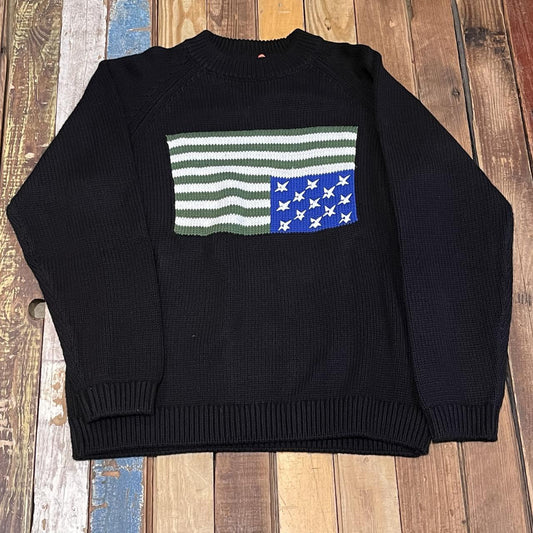 Carpet Company C-STAR FLAG WOVEN SWEATER