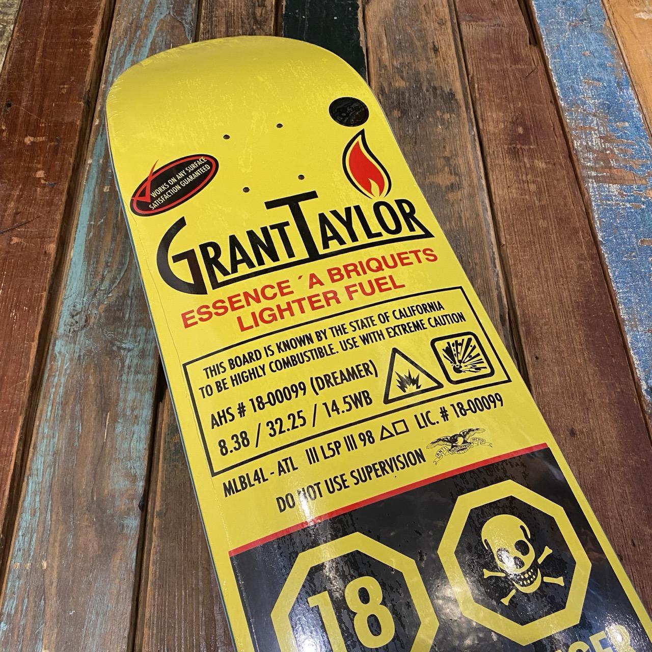 Anti-Hero Grant Taylor FUELED UP 8.38" Deck