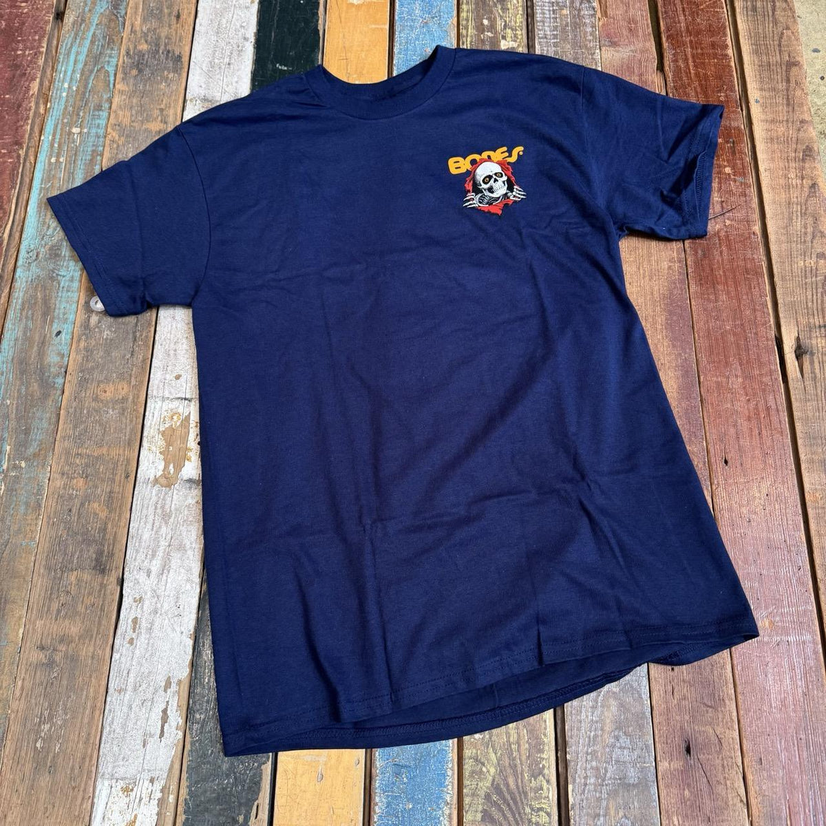 Powell RIPPER Navy Tee Shirt