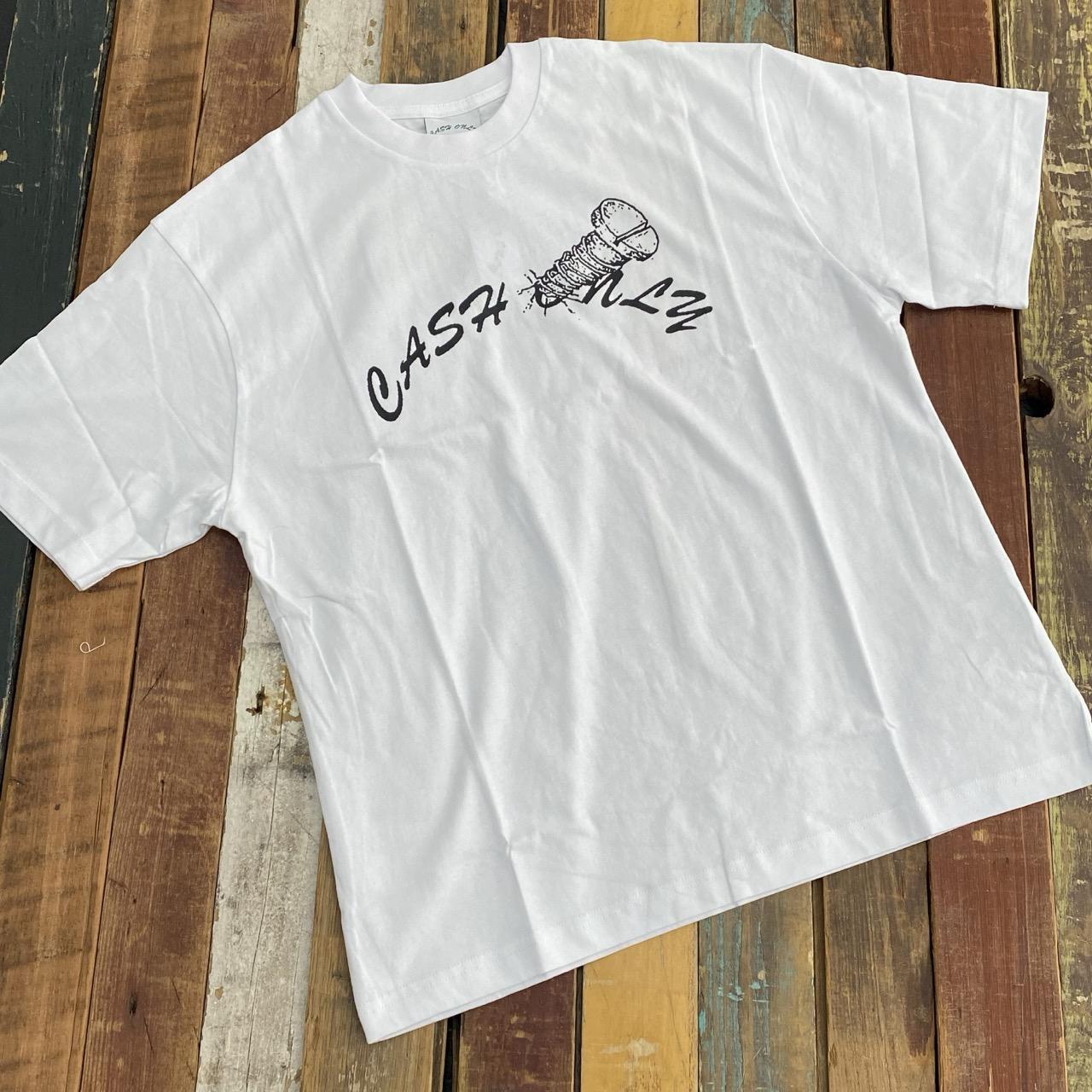 Cash Only Screw Logo Tee
