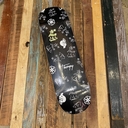 Lucas Beaufort X Therapy Skateboards Deck (Black)