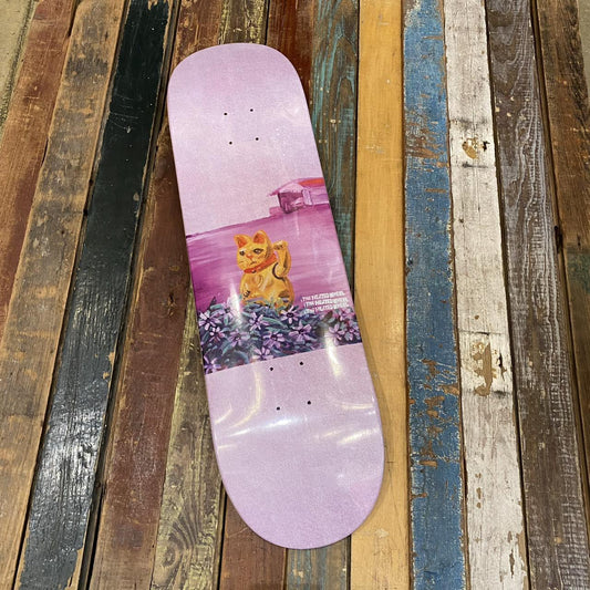 Heated Wheel Good Luck - Skateboard Deck - 8.75