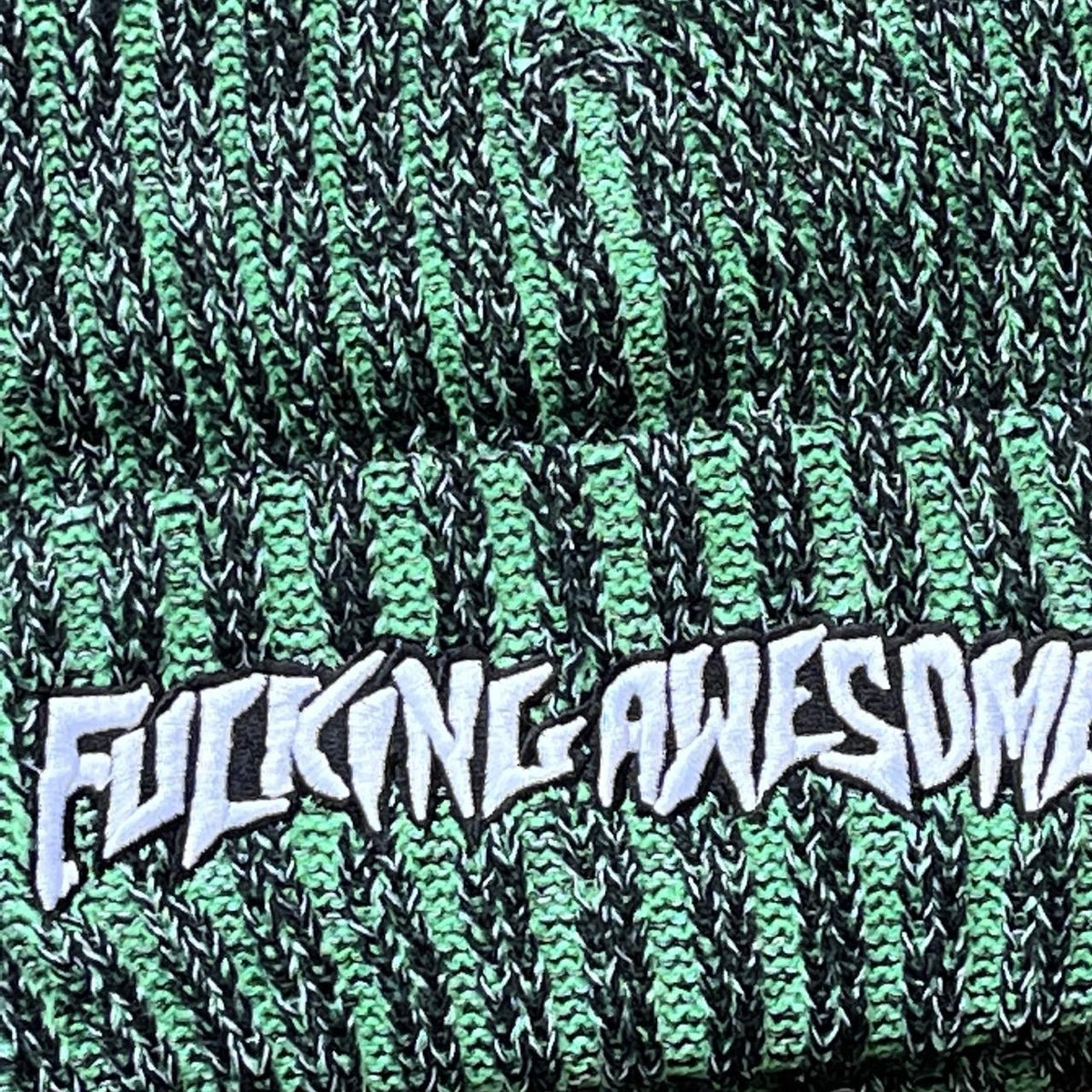 Fucking Awesome Reflective Stripe Beanie