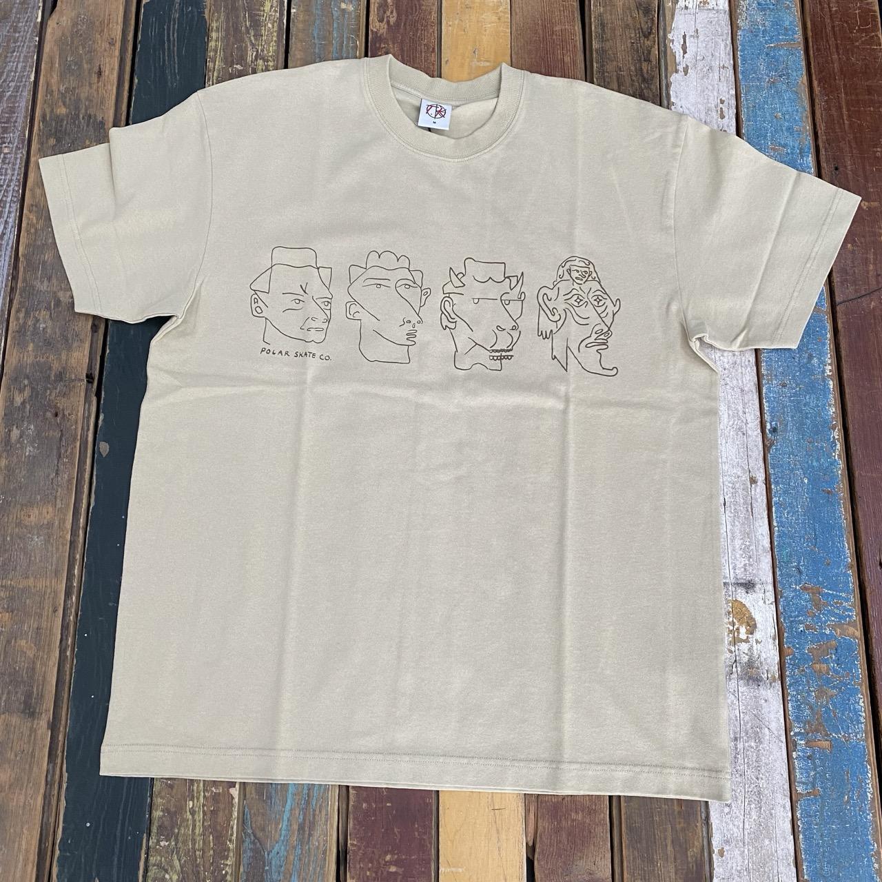 Polar Contrast Tee | 8 Heads (Sand/Brown)