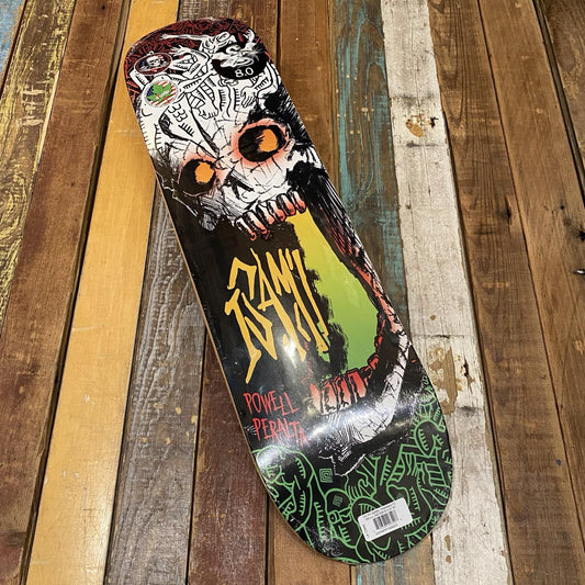 Powell ISAMU YAMAMOTO SKULL Deck 8" X 31.45"
