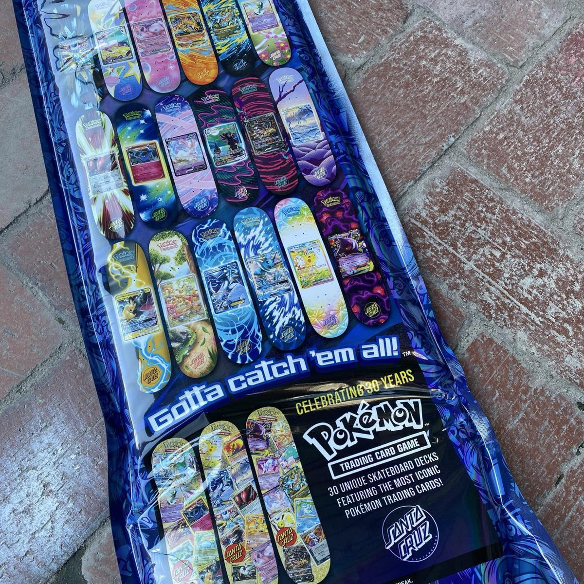 Pokémon TCG Blind Bag 8.0in x 31.6in Santa Cruz Deck