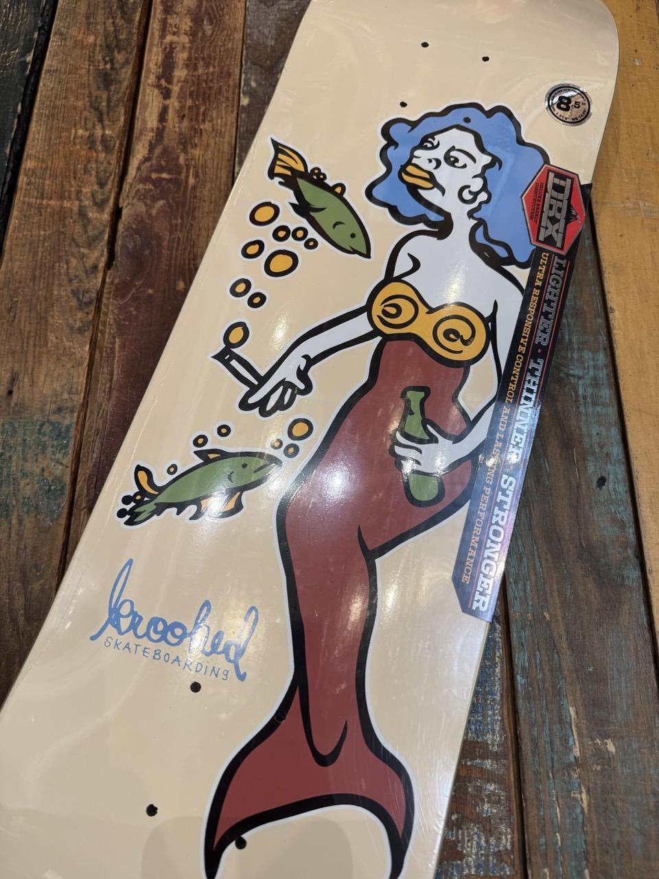 Krooked DBX MERMAID CREAM 8.5" Deck