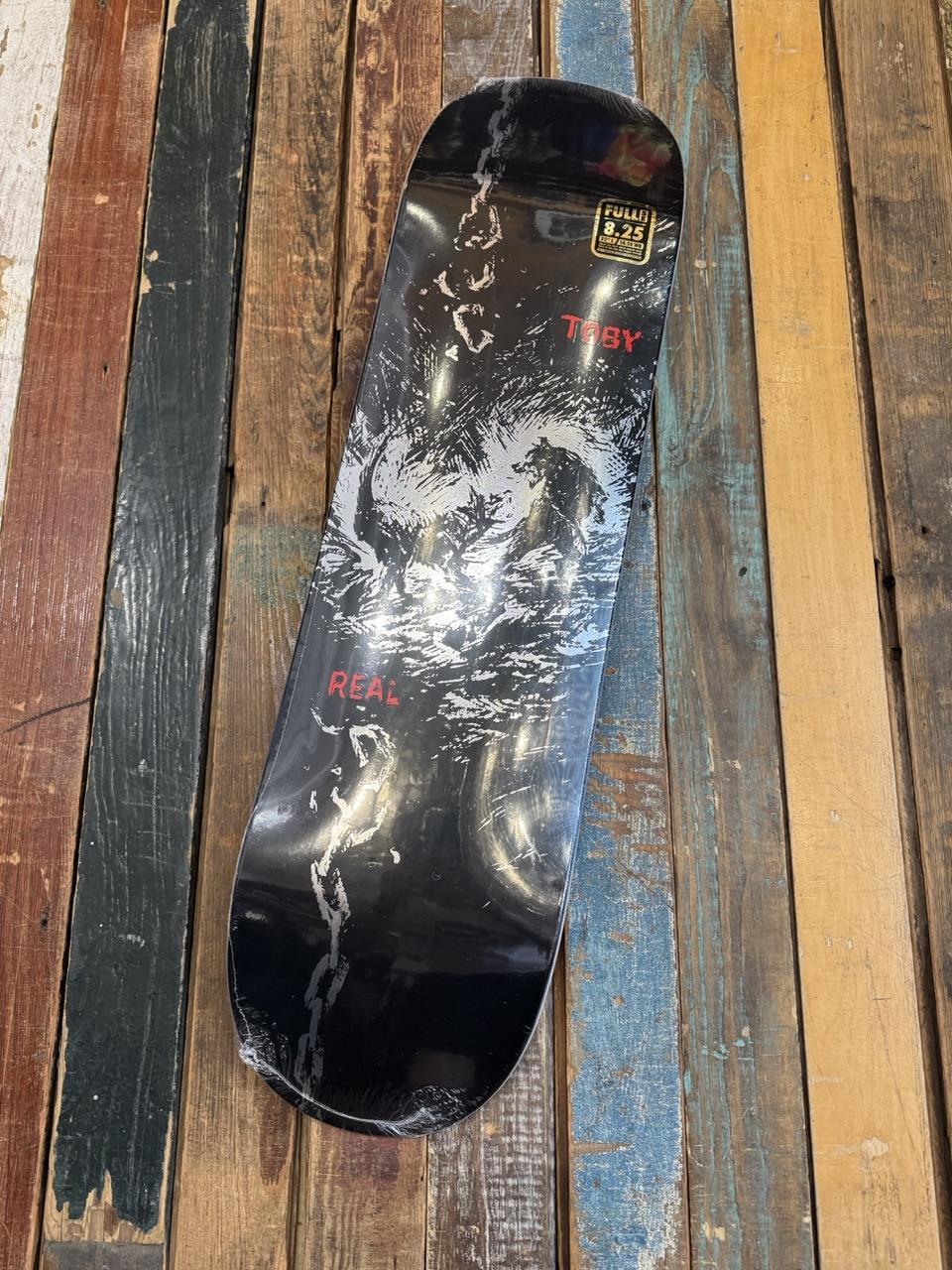 Real Skateboards Toby Ryan DOG BITE 8.25" Deck