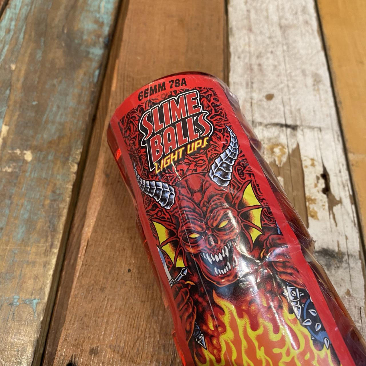 66mm Stranger Things Hellfire Club Light Ups OG Slime Red 78a Slime Balls Wheels