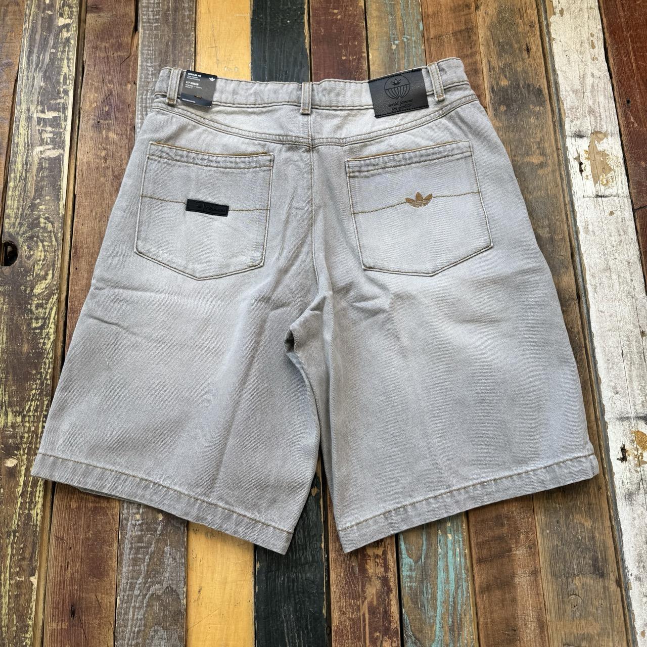 Adidas Tyshawn Denim Shorts (Grey)