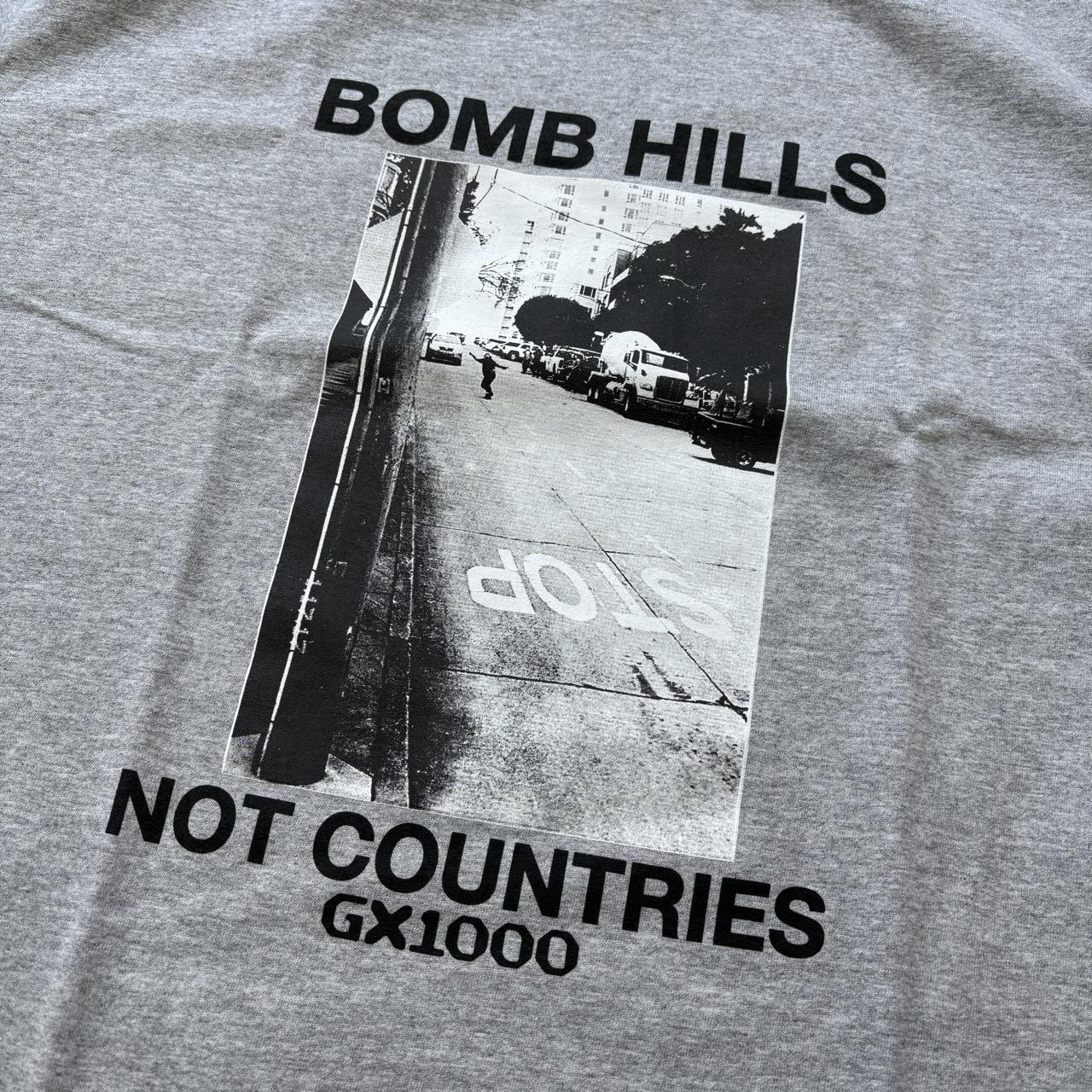 GX1000 Bomb Hills Tee - (Heather Grey w/ Black Font)