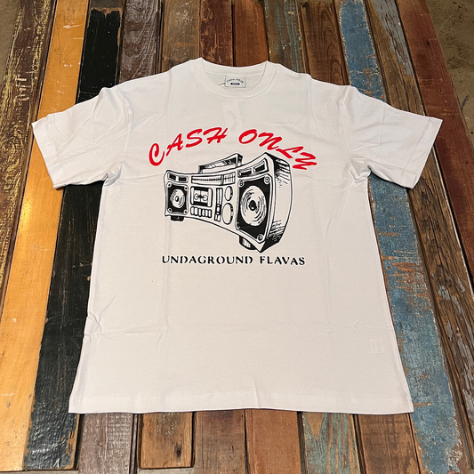 Boombox Tee White