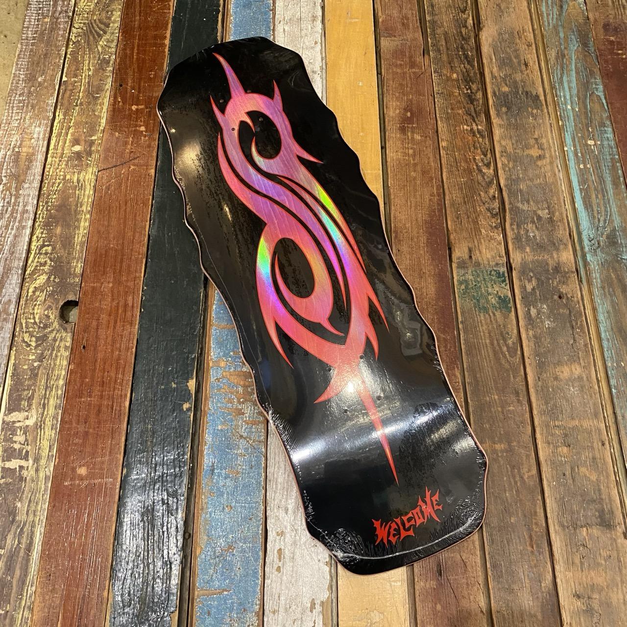 Welcome X Slipnot TRIBALS ON WIDOW PURPLE/RED STAIN 10" Deck