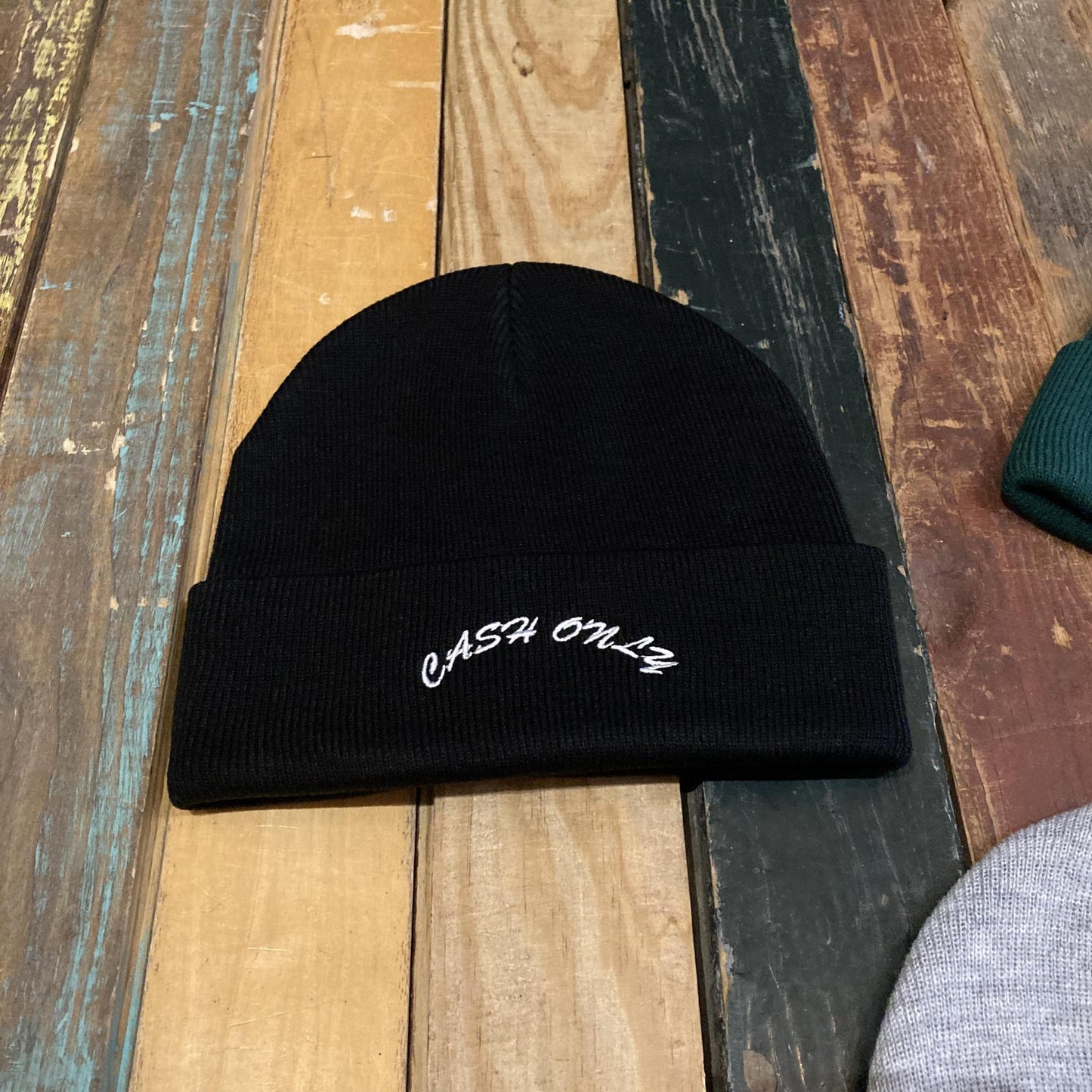 Cash Only Logo Beanie