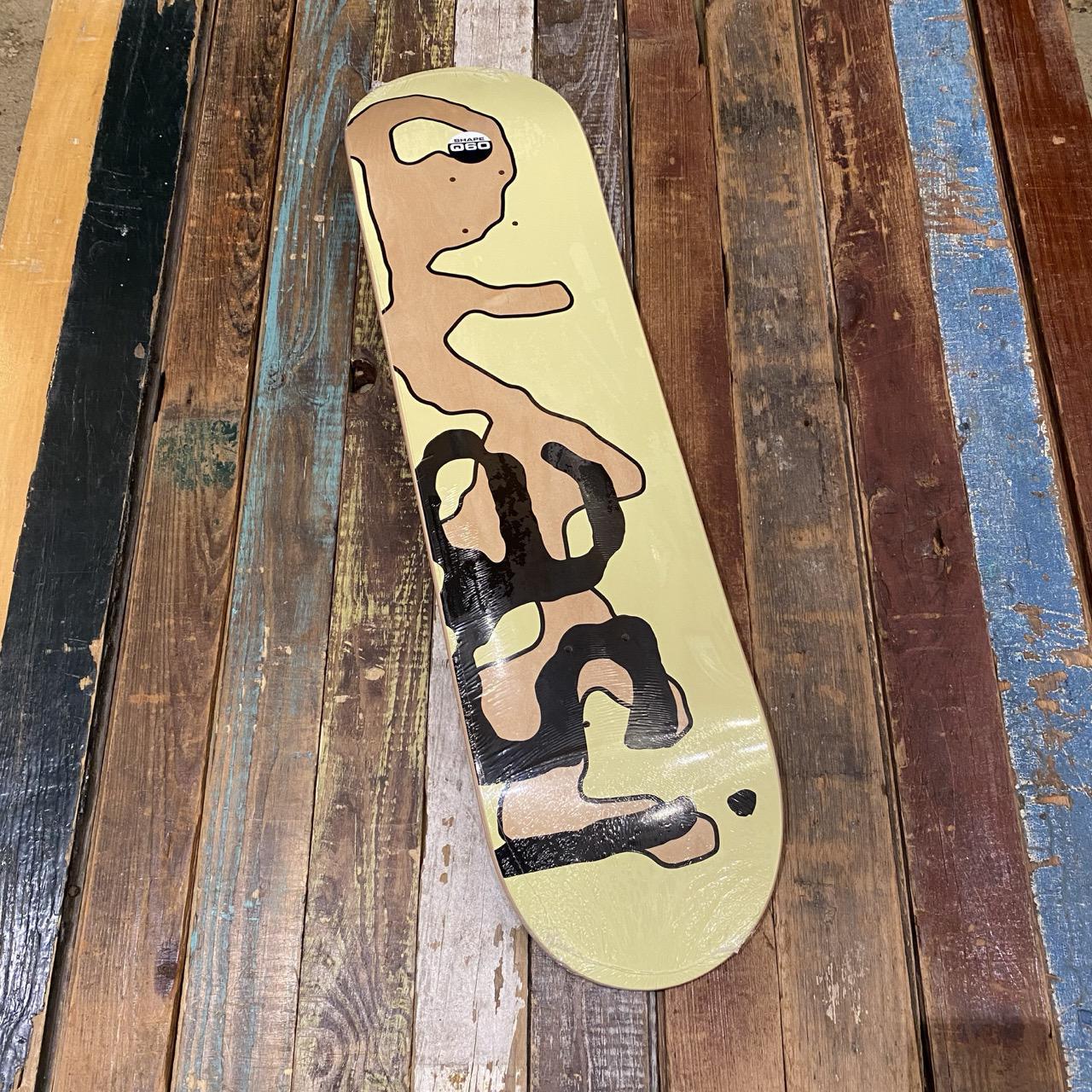 Quasi Lowercase 8" Yellow Deck