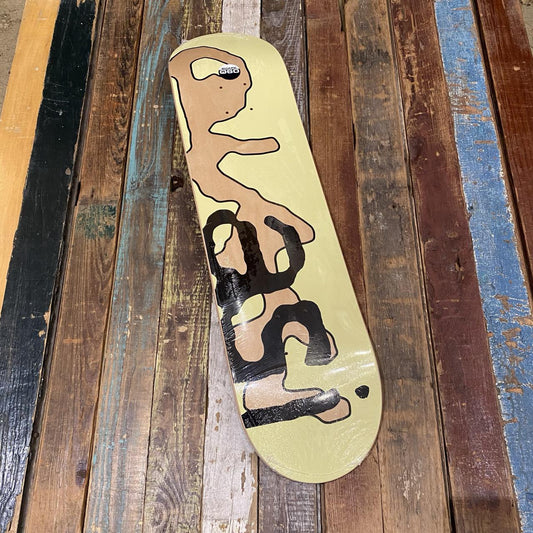 Quasi Lowercase 8" Yellow Deck