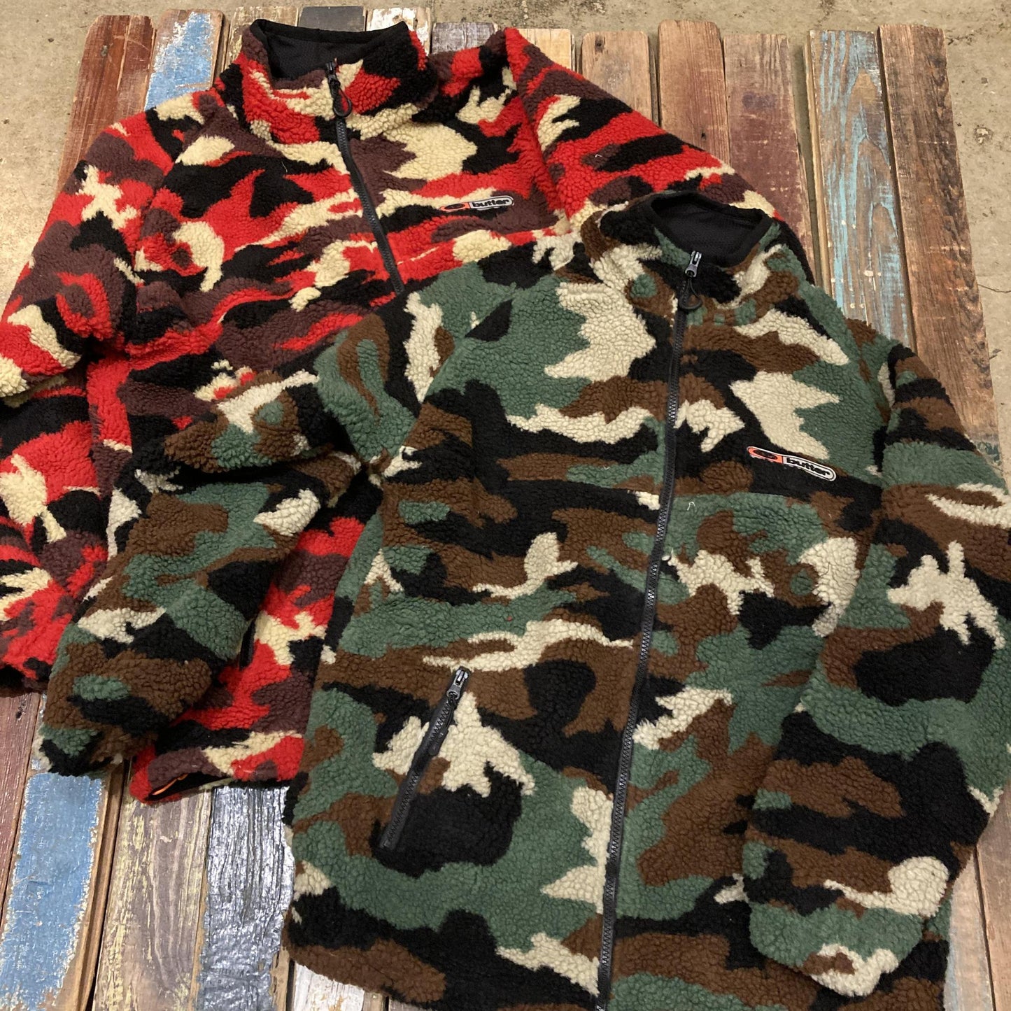 Camo Sherpa Jacket