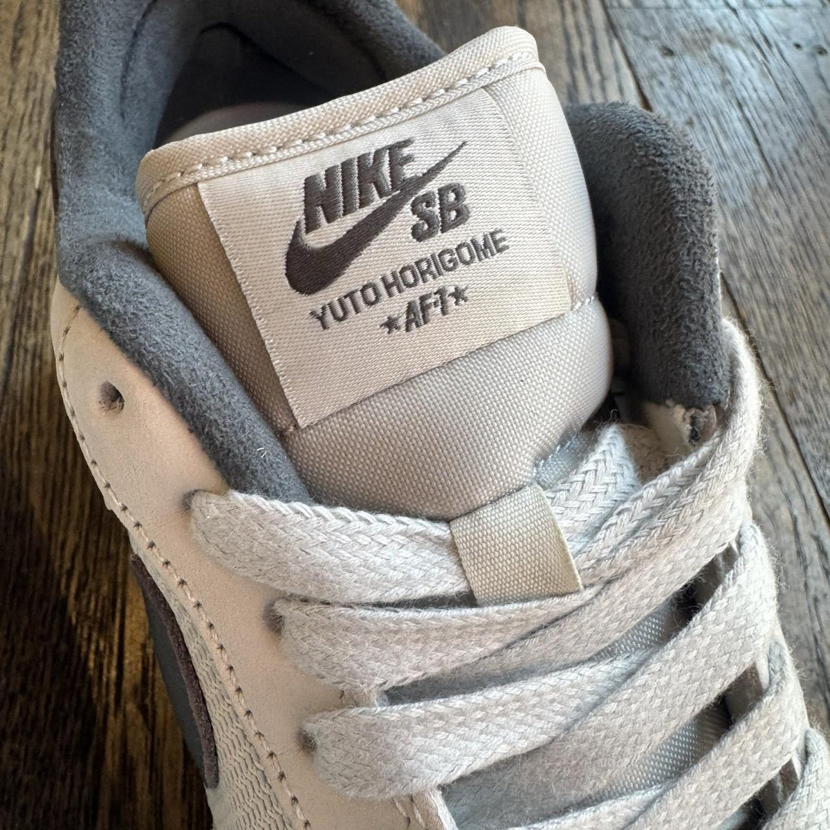 Nike SB Air Force 1 x Yuto (Light Bone and Iron Grey)
