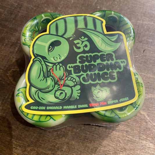 55mm Cru-Zen Mini Super Juice Emerald Marble Swirl 78a OJ Wheels