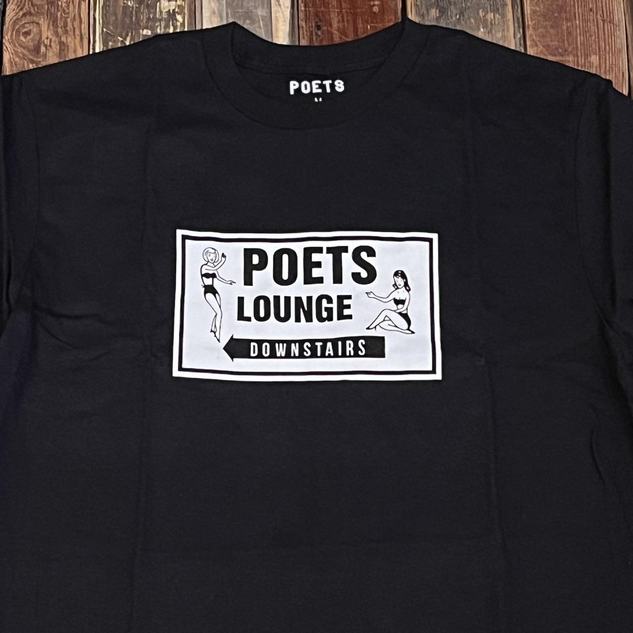 POETS Lounge Screened Tee (BLACK)